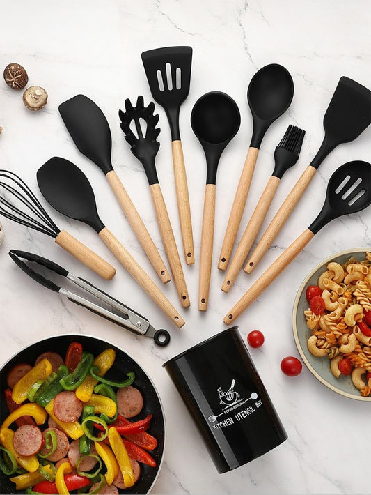 JAPAN IMPORTED 12 PCS SILICON UTENSIL SET