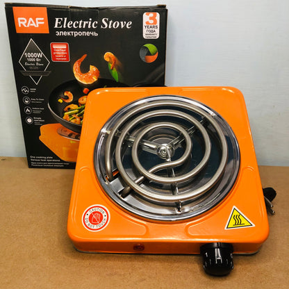 JAPAN IMPORTED RAF ELECTRIC SINGLE STOVE (ONE YEAR WRITTEN GAUREENTY)