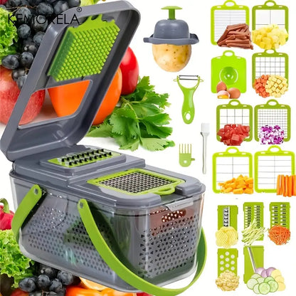 UK Imported 22 In 1 Vegetable Cutter (BIG Complete Kitchen Set)